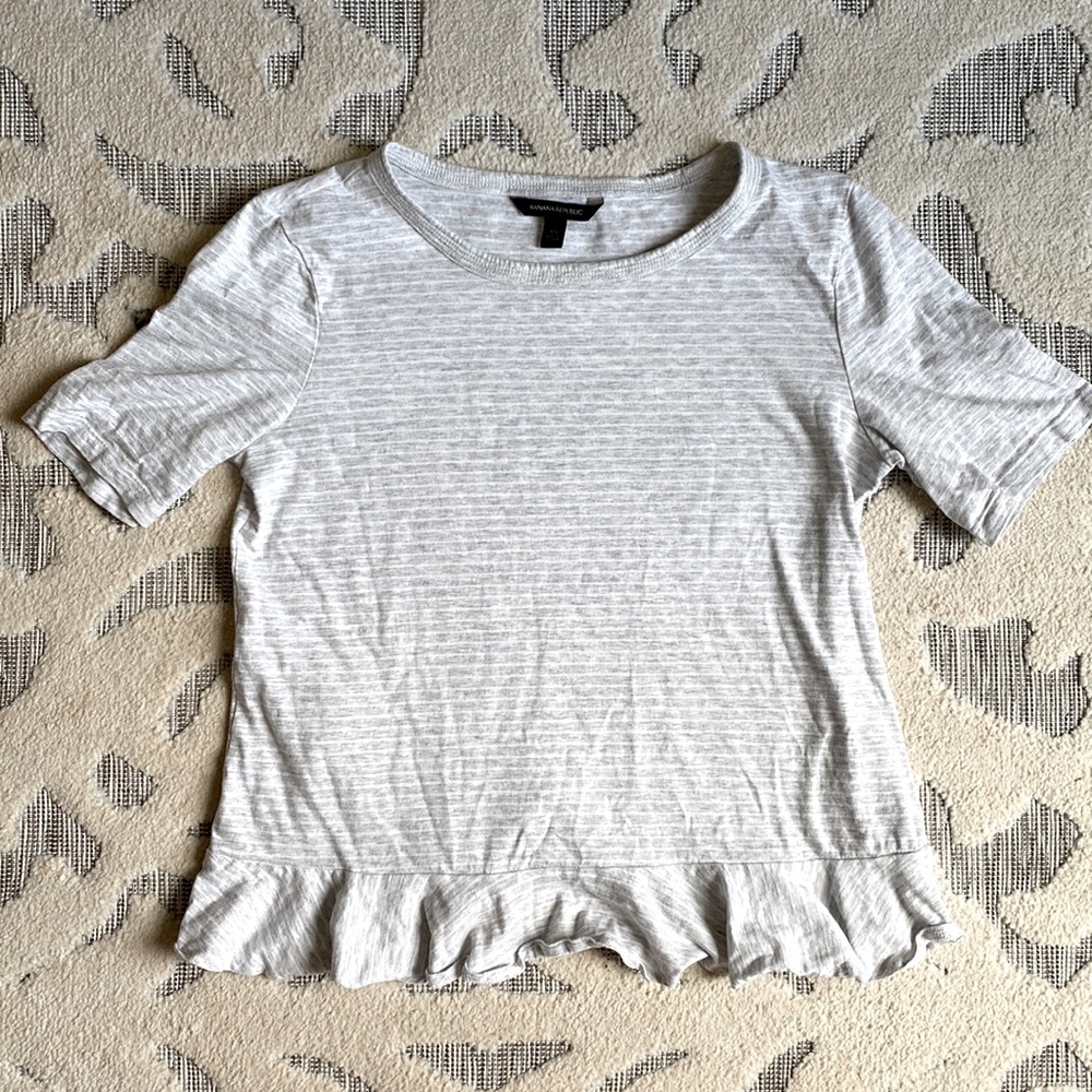 BANANA REPUBLIC | RUFFLE SHIRT